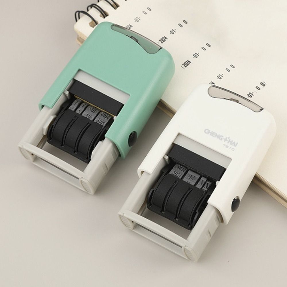 Self Inking Stamp - Automatic Ink Return Date Stamps English