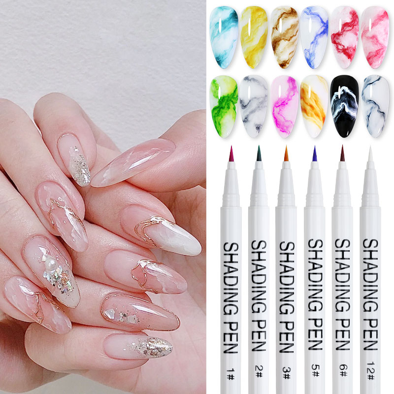 Gel Ink Pen Set - UV Gel Nail Art Pen for