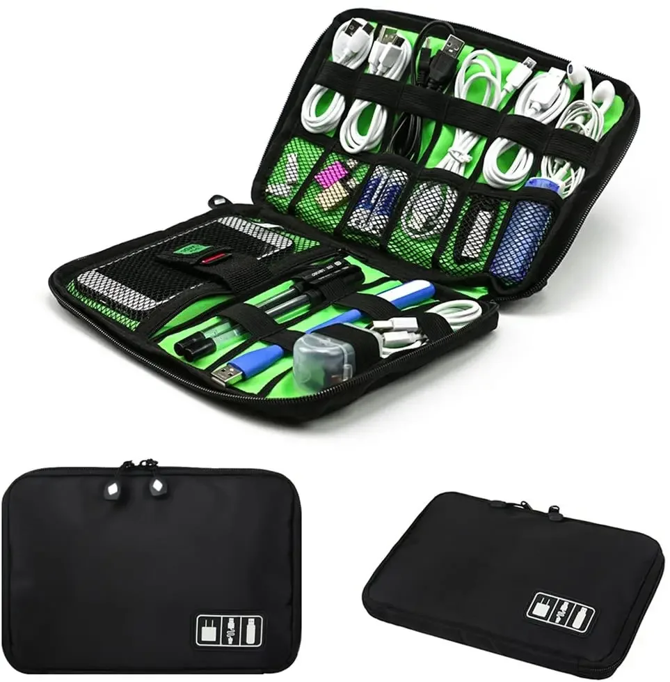 Stationery Supply - Cable Organizer Storage Bags System Kit