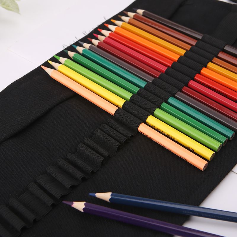 Black Color School Pencil for  - Pen Pouch Roll review and price