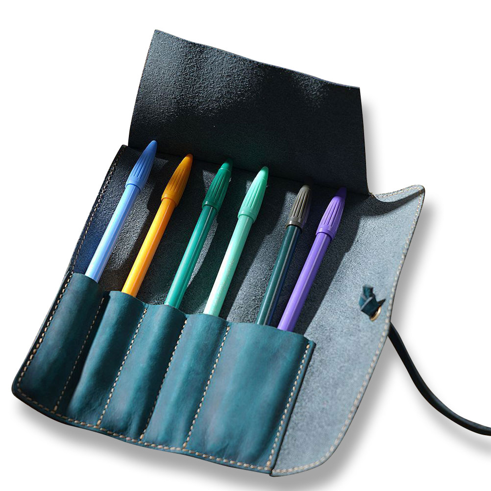 Blue Pen Pouch Handmade Roll U - Pen Pouch Roll review and price