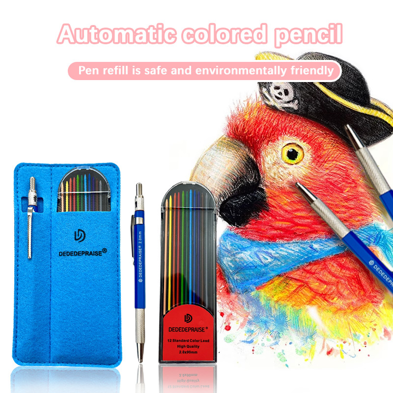 12/24 Colored Leads 2.0mm Mech - Staedtler Pencil Lumocolor review and price