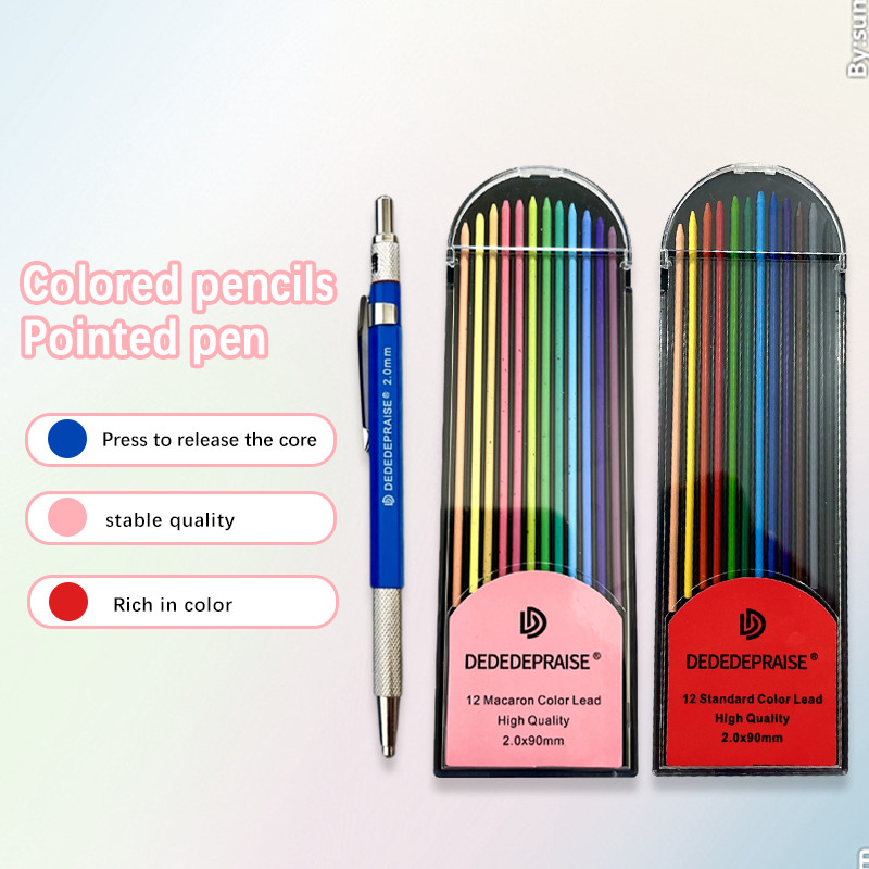 12/24 Colored Leads 2.0mm Mech - Staedtler Pencil Lumocolor review and price