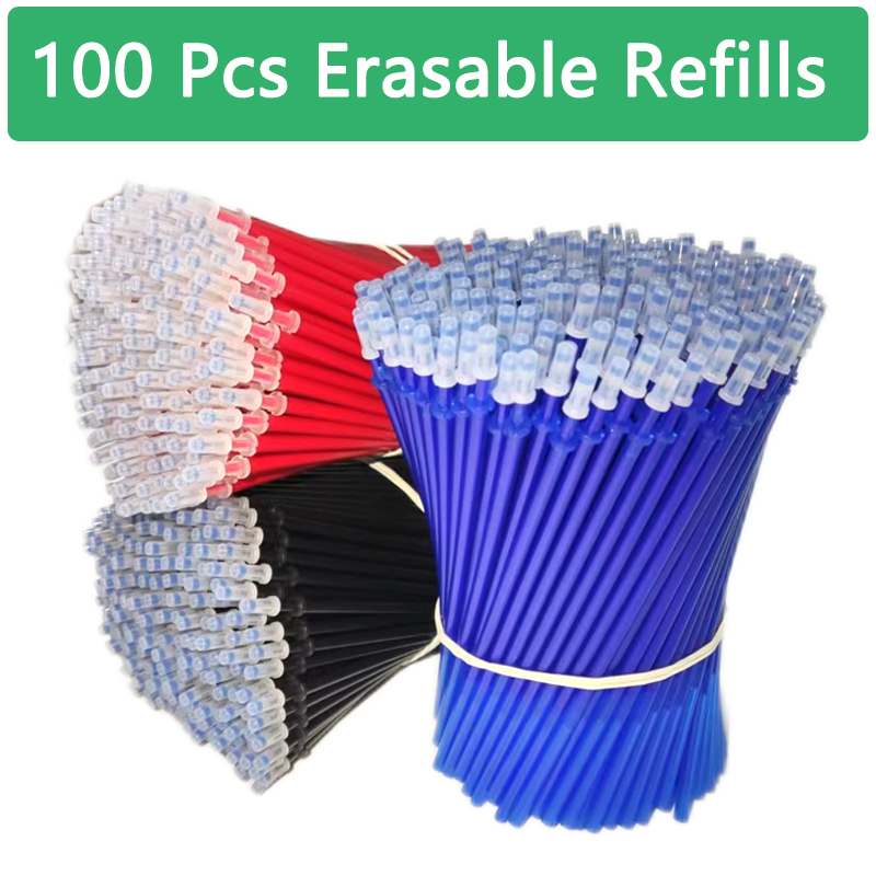 100 Pcs/set Kawaii Erasable Re - Gel Ink Pen Set review and price
