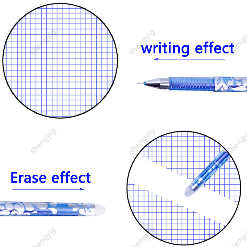 100 Pcs/set Kawaii Erasable Re - Gel Ink Pen Set review and price