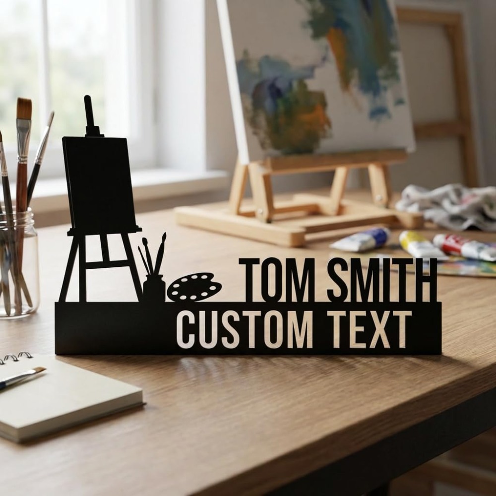 1Pcs Custom Engraved Metal Nam - Desk Name Plate review and price