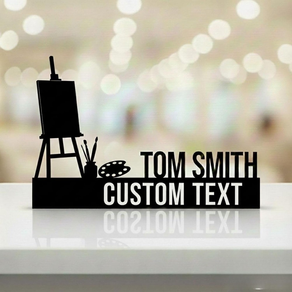 1Pcs Custom Engraved Metal Nam - Desk Name Plate review and price