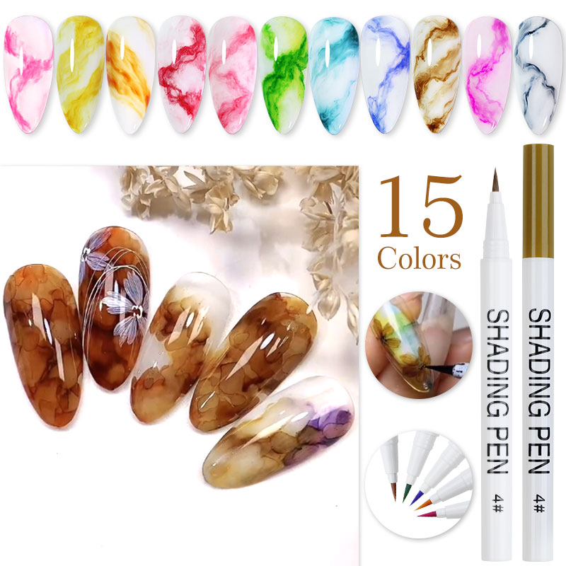 UV Gel Nail Art Pen for Marbli - Gel Ink Pen Set review and price