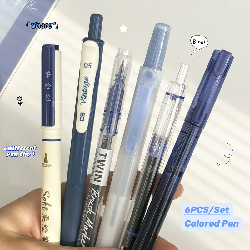 6PCS Colored Calligraphy Pen M - Gel Ink Pen Set review and price